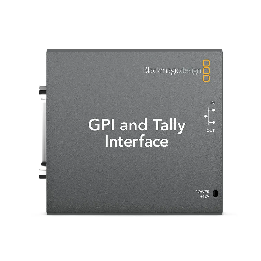 Blackmagic GPI & Tally Interface - Vista superior