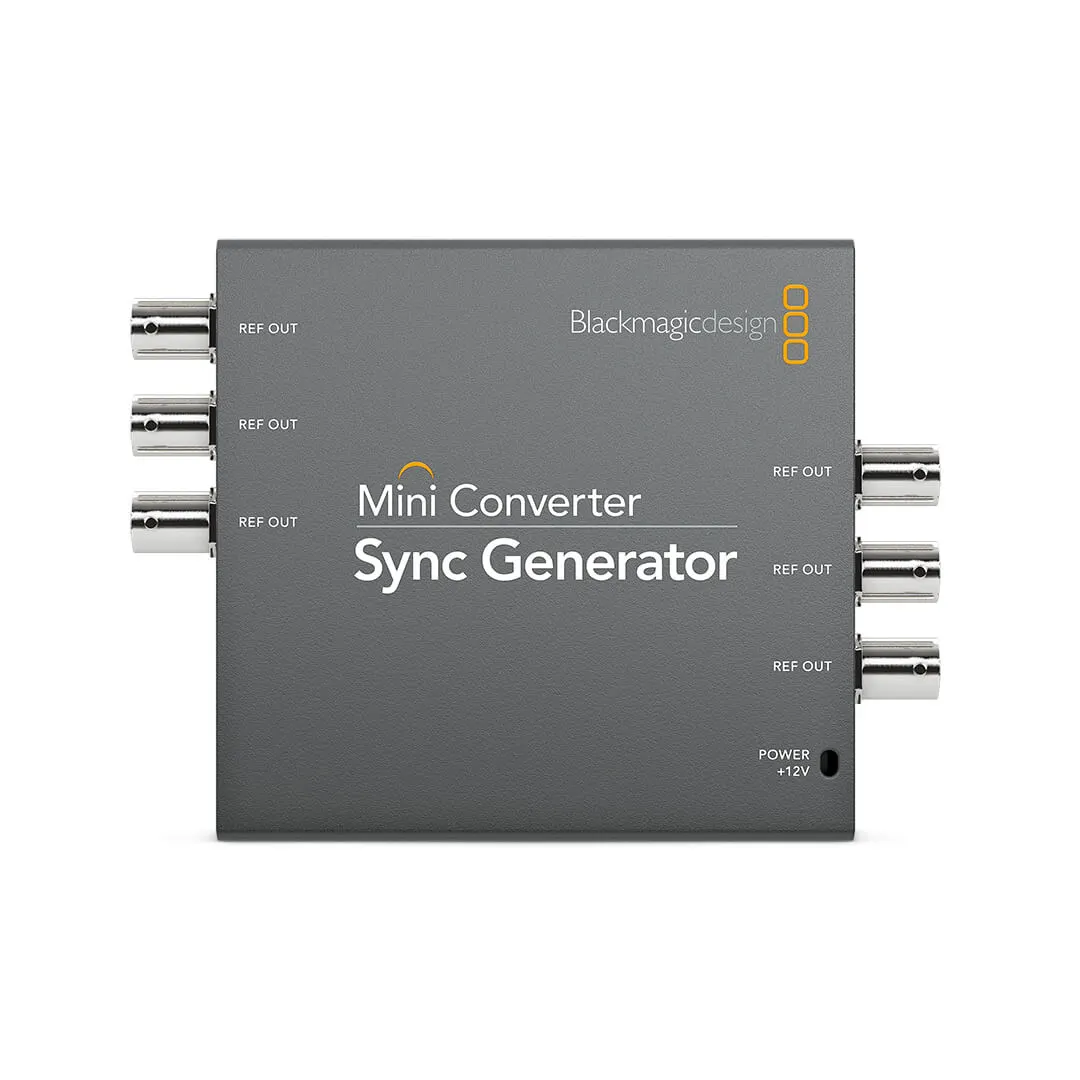 Blackmagic Mini Converter Sync Generator - Vista Superior