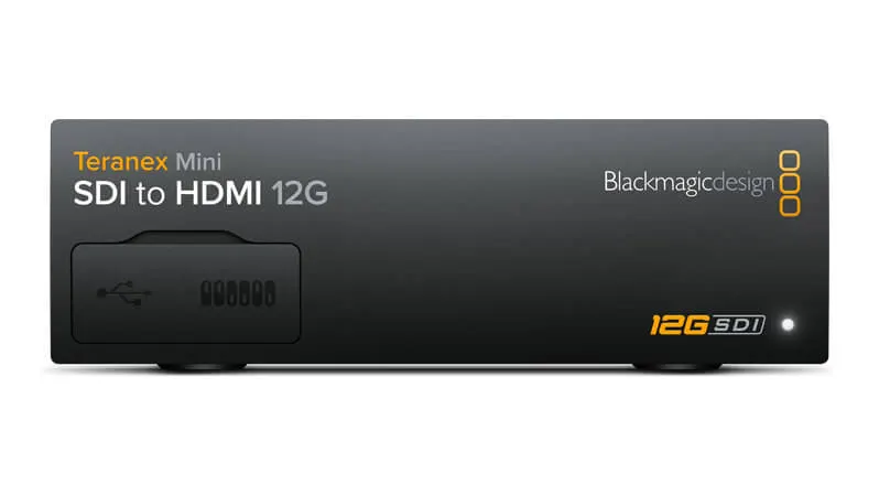 Teranex Mini SDI to HDMI 12G vista frontal