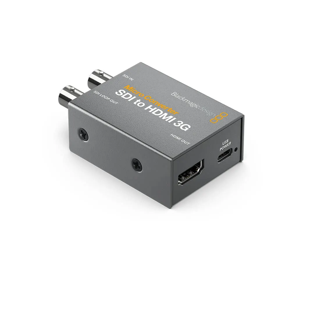 Blackmagic Micro Converter SDI to HDMI 3G - Vista trasera