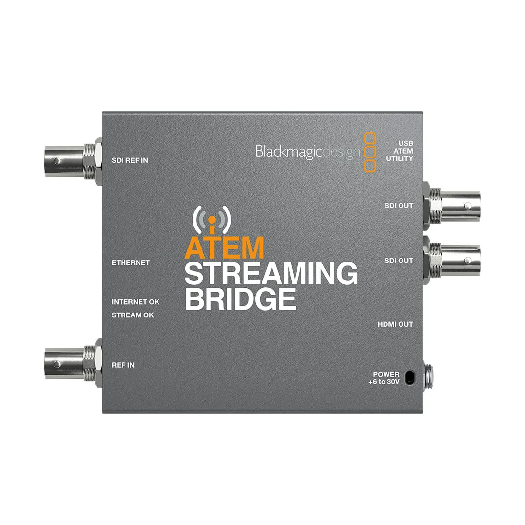 ATEM Streaming Bridge - Vista superior