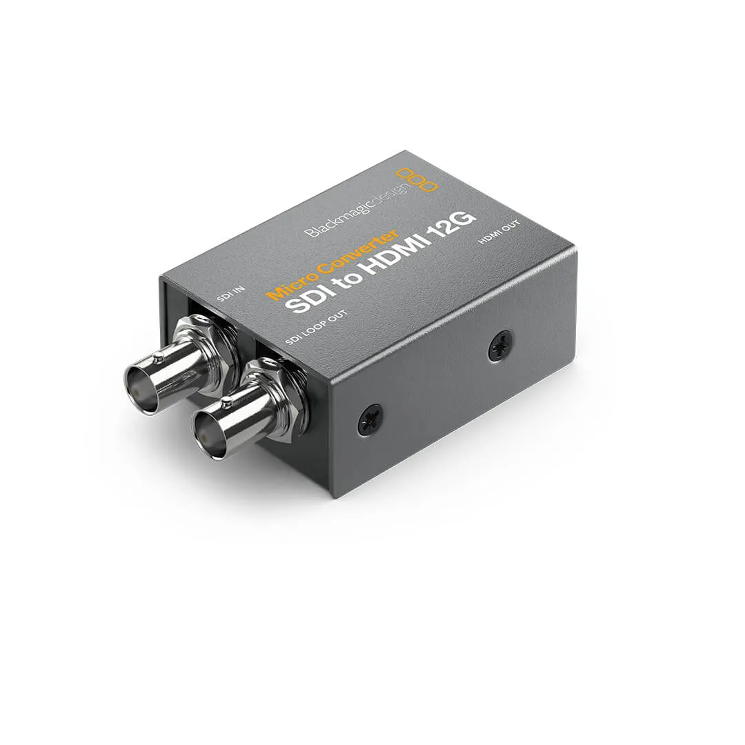 Comprar Blackmagic MicroConverter SDI to HDMI 12G en España