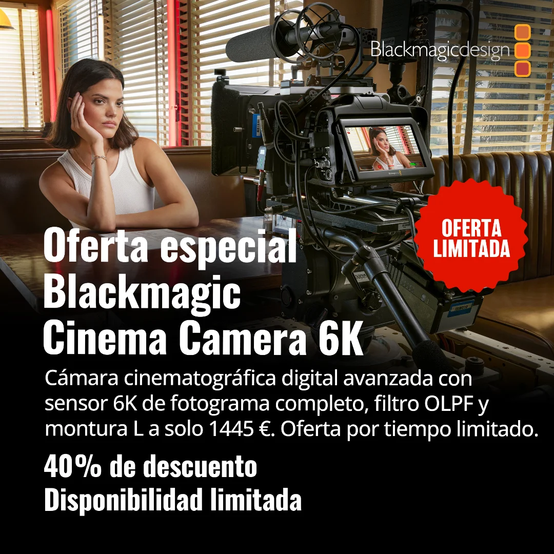 Oferta Blackmagic Cinema Camera 6K